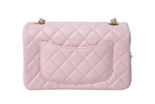 Load image into Gallery viewer, 極美品 CHANEL シャネル ミニマトラッセ 20 シングルチェーンショルダーバッグ ラムスキン ピンク ゴールド金具 中古 4c066988
