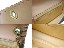 Load image into Gallery viewer, CHANEL シャネル マトラッセ25 Sフラップ Sチェーンショルダーバック ブラウン ヌメ革 ゴールド金具 良品 中古 4c066995