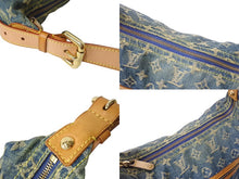Load image into Gallery viewer, LOUIS VUITTON ルイ ヴィトン バギーGM ショルダーバッグ M95048 モノグラムデニム ブルー ベージュ 美品 中古 4c066997
