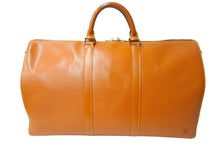 Load image into Gallery viewer, LOUIS VUITTON ルイヴィトン キーポル50 ボストンバッグ エピ M42968 ジパングゴールド ブラウン ゴールド金具 美品 中古 4c066998
