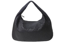 Load image into Gallery viewer, BOTTEGA VENETA ボッテガヴェネタ ホーボー ワンショルダーバッグ イントレチャート 115654 V0016 8175 レザー ブラック 良品 中古 4c067002