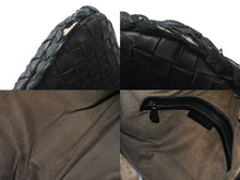 Load image into Gallery viewer, BOTTEGA VENETA ボッテガヴェネタ ホーボー ワンショルダーバッグ イントレチャート 115654 V0016 8175 レザー ブラック 良品 中古 4c067002