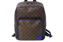 Load image into Gallery viewer, LOUIS VUITTON ルイヴィトン マカサー ディーン バックパック リュック M45867 ブラウン ブルー 美品 中古 4c067007