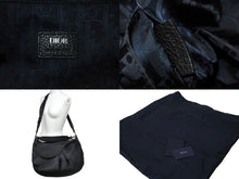 Load image into Gallery viewer, ChristianDior クリスチャンディオール サドルソフトバッグ 2WAYショルダーバッグ 1ADHO023ULA ブラック 美品 中古 4c067009