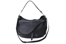 Load image into Gallery viewer, ChristianDior クリスチャンディオール サドルソフトバッグ 2WAYショルダーバッグ 1ADHO023ULA ブラック 美品 中古 4c067009