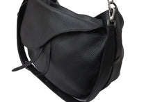 Load image into Gallery viewer, ChristianDior クリスチャンディオール サドルソフトバッグ 2WAYショルダーバッグ 1ADHO023ULA ブラック 美品 中古 4c067009
