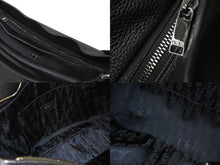 Load image into Gallery viewer, ChristianDior クリスチャンディオール サドルソフトバッグ 2WAYショルダーバッグ 1ADHO023ULA ブラック 美品 中古 4c067009