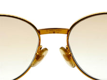 Load image into Gallery viewer, Cartier カルティエ サングラス ウッドテンプル ゴールドフレーム フランス製 ブラウン ゴールド金具 サイズ52□18 美品 中古 4c067017