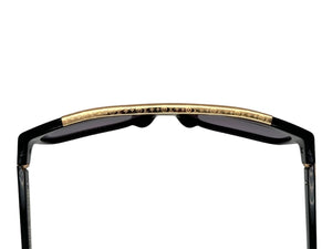 LOUIS VUITTON ルイヴィトン エヴィダンス サングラス パイロットスタイル Z0105W ブラック ゴールド サイズ65□8 美品 中古 4c067022