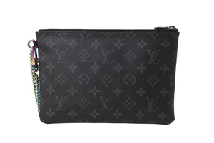 LOUIS VUITTON ルイヴィトン iPadケース M64449 タブレットケース フラグメント コラボ 藤原ヒロシ PVC レザー 美品 中古 4c067030