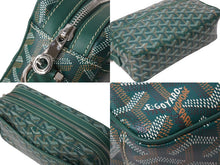 Load image into Gallery viewer, GOYARD ゴヤール カップヴェールPM バッグ ショルダーバッグ CAPVE2PMLTY10CL10P PVC レザー グリーン 美品 中古 4c067031