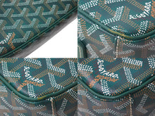 Load image into Gallery viewer, GOYARD ゴヤール カップヴェールPM バッグ ショルダーバッグ CAPVE2PMLTY10CL10P PVC レザー グリーン 美品 中古 4c067031