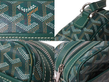 Load image into Gallery viewer, GOYARD ゴヤール カップヴェールPM バッグ ショルダーバッグ CAPVE2PMLTY10CL10P PVC レザー グリーン 美品 中古 4c067031
