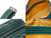 Load image into Gallery viewer, GOYARD ゴヤール カップヴェールPM バッグ ショルダーバッグ CAPVE2PMLTY10CL10P PVC レザー グリーン 美品 中古 4c067031