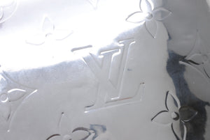 LOUISVUITTON ルイヴィトン 21AW モノグラムミラーキャップ MP3115 ポリエステル シルバー サイズ60 美品 中古 4c067032