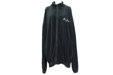 Sean John ショーンジョン トラックジャケット サイズXL ベロア 刺繍 グリーン コットン ポリエステル ヴィンテージ 良品 中古 4c066205