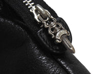 Load image into Gallery viewer, CHROME HEARTS クロムハーツ ポーチ CHプラス レザーパッチ ダガージップ ブラック レザー シルバー925 シルバー金具 美品 中古 4c067054ch