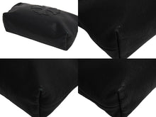 Load image into Gallery viewer, CHROME HEARTS クロムハーツ ポーチ CHプラス レザーパッチ ダガージップ ブラック レザー シルバー925 シルバー金具 美品 中古 4c067054ch
