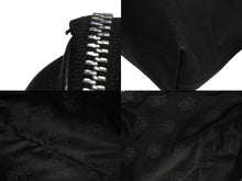 Load image into Gallery viewer, CHROME HEARTS クロムハーツ ポーチ CHプラス レザーパッチ ダガージップ ブラック レザー シルバー925 シルバー金具 美品 中古 4c067054ch