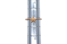Load image into Gallery viewer, CHROME HEARTS クロムハーツ BUBBLGM STAR バブルガム スターリング 指輪 22K ゴールド スターモチーフ サイズ9号 重量2.381g 美品 中古 4c067056
