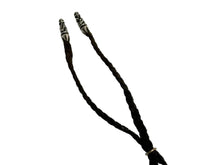 Load image into Gallery viewer, CHROME HEARTS クロムハーツ BSフレアペンダント wレザーブレイド ネックレス BS FLEUR LB シルバー925 重量36.239g 美品 中古 4c067063