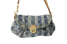 Load image into Gallery viewer, LOUIS VUITTON ルイ ヴィトン ミニプリーティ レイエ ショルダーバッグ M95333 モノグラムデニム ブルー 美品 中古 4c067064lv