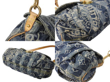 Load image into Gallery viewer, LOUIS VUITTON ルイ ヴィトン ミニプリーティ レイエ ショルダーバッグ M95333 モノグラムデニム ブルー 美品 中古 4c067064lv