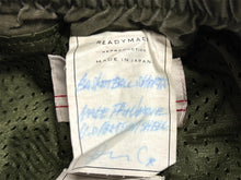 Load image into Gallery viewer, 極美品 JUST DON × READYMADE ジャストドン レディメイド バスケット ショートパンツ 激レア カーキ ゴールド コットン M 中古 4c067068