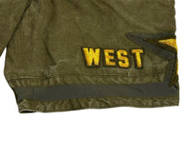 Load image into Gallery viewer, 極美品 JUST DON × READYMADE ジャストドン レディメイド バスケット ショートパンツ 激レア カーキ ゴールド コットン M 中古 4c067068