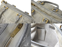 Load image into Gallery viewer, LOUIS VUITTON ルイ ヴィトン モノグラムデニム ネオカヴィMM 2WAYハンドバッグ M95351 ショルダーバッグ ロゴ ゴールド金具 グレー 良品 中古 4c067076