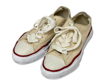 Maison MIHARA YASUHIRO メゾンミハラヤスヒロ PETERSON ピーターソン スニーカー A04FW729 サイズ43 アイボリー キャンバス 良品 中古 4c067092xx