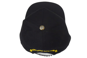極美品 ChromeHearts クロムハーツ CH BaseBall Hat ベースボールキャップ ブラック ブラック イエロー サイズOS 中古 4c067093
