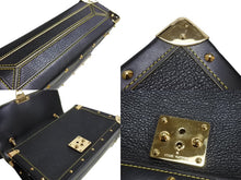 Load image into Gallery viewer, 極美品 LOUIS VUITTON ルイヴィトン タランテュー ワンショルダーバッグ M91820 スハリレザー ゴールド金具 ブラック 中古 4c067108