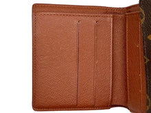 Load image into Gallery viewer, LouisVuitton ルイヴィトン ポルトフォイユエリーズ Wホック 二つ折り財布 M61654 PVCコーティングキャンバス ブラウン 美品 中古 4c067114