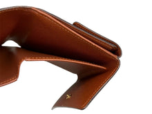 Load image into Gallery viewer, LouisVuitton ルイヴィトン ポルトフォイユエリーズ Wホック 二つ折り財布 M61654 PVCコーティングキャンバス ブラウン 美品 中古 4c067114