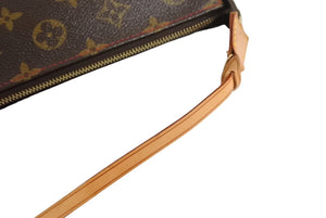 極美品 LOUIS VUITTON ルイヴィトン 村上隆 モノグラム チェリー ポシェット アクセソワール アクセポ ブラウン ロゴ M95008 中古 4c067115