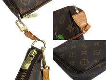 Load image into Gallery viewer, 極美品 LOUIS VUITTON ルイヴィトン 村上隆 モノグラム チェリー ポシェット アクセソワール アクセポ ブラウン ロゴ M95008 中古 4c067115