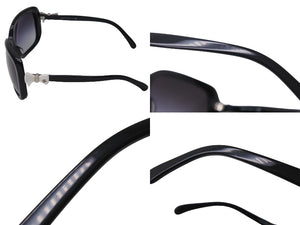 CHANEL シャネル サングラス ココマーク サイドリボン 5170-A 58□17 135 3N ブラック ホワイト 美品 中古 4c067116cc