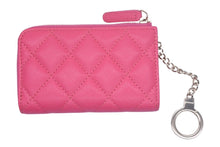 Load image into Gallery viewer, 極美品 CHANEL シャネル ジップコインケース キーケース 27番台 2018-2019年 キャビアスキン ピンク ゴールド金具 中古 4c067122