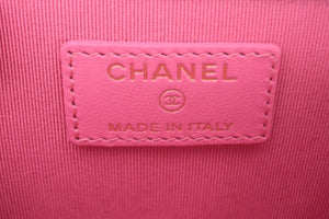 極美品 CHANEL シャネル ジップコインケース キーケース 27番台 2018-2019年 キャビアスキン ピンク ゴールド金具 中古 4c067122