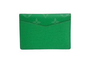 極美品 LOUIS VUITTON ルイ ヴィトン オーガナイザードゥポッシュ カードケース M83101 タイガラマ グリーン 中古 4c067122lv