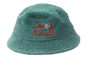 CHANEL × Pharrell Williams シャネル × ファレルウィリアムス クラッシャーハット ココマーク グリーン M 美品 中古 4c067124