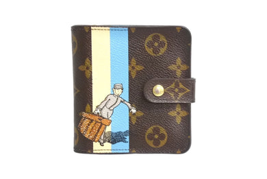 LOUIS VUITTON ルイ ヴィトン ポルトモネロン ベルボーイ 二つ折り財布 M60036 モノグラムグルーム ブラウン 美品 中古 4c067127xx