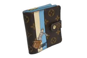 LOUIS VUITTON ルイ ヴィトン ポルトモネロン ベルボーイ 二つ折り財布 M60036 モノグラムグルーム ブラウン 美品 中古 4c067127xx