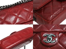 Load image into Gallery viewer, CHANEL シャネル チェーンショルダーバッグ マトラッセ 19番台 2014年 カーフスキン レッド シルバー金具 美品 中古 4c067129cc