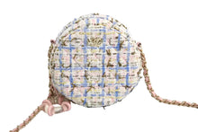 Load image into Gallery viewer, 極美品 CHANEL シャネル チェーンショルダーバッグ 27番台 ココマーク マルチカラー ツイード レザー ゴールド金具 中古 4c067132