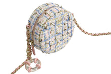Load image into Gallery viewer, 極美品 CHANEL シャネル チェーンショルダーバッグ 27番台 ココマーク マルチカラー ツイード レザー ゴールド金具 中古 4c067132