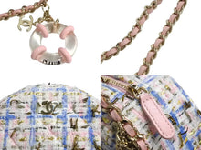 Load image into Gallery viewer, 極美品 CHANEL シャネル チェーンショルダーバッグ 27番台 ココマーク マルチカラー ツイード レザー ゴールド金具 中古 4c067132