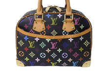 Load image into Gallery viewer, LOUIS VUITTON ルイヴィトン トゥルーヴィル ハンドバッグ M92662 村上隆 モノグラム マルチカラー ブラック ゴールド金具 美品 中古 4c067133