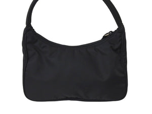 PRADA プラダ ホーボー ハンドバッグ ワンショルダーバッグ MV515 トライアングルロゴ ナイロン ブラック 美品 中古 4c067141 